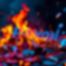 Visual representation of Paxos burning stablecoins related to PayPal, with digital flames and money symbols