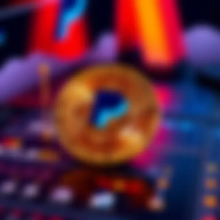 PayPal logo displayed alongside a Bitcoin symbol, showing the connection between the payment platform and cryptocurrency.