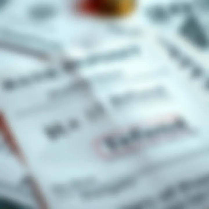 A bank statement showing a pending deposit and a refund note, symbolizing financial uncertainty.