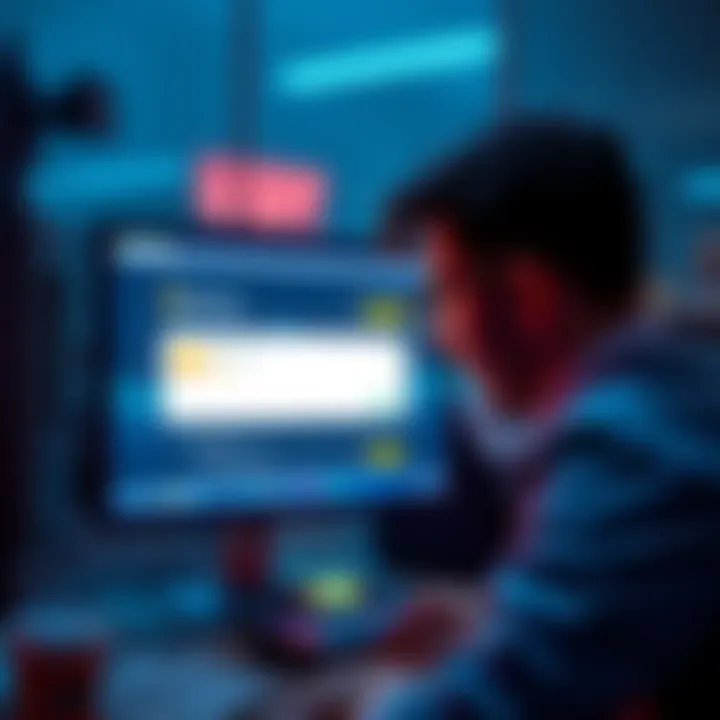 A person looking frustrated at a computer screen showing a pending USDT deposit transaction.