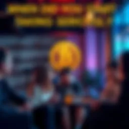 A group of people sharing their experiences and stories about Bitcoin in a casual setting.