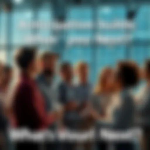 A group of people talking and exchanging ideas about significant changes coming soon