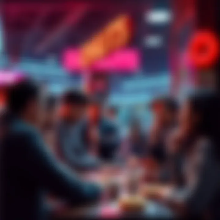 A group of people engaging in conversation over donuts and various topics