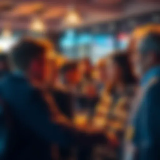 A group of people engaged in a lively conversation about their feelings and opinions.