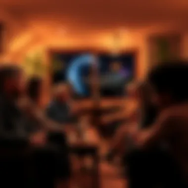 Group of people sharing their financial loss stories in a cozy setting