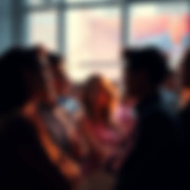 A group of people engaged in a conversation, expressing different opinions about intelligence and behavior.