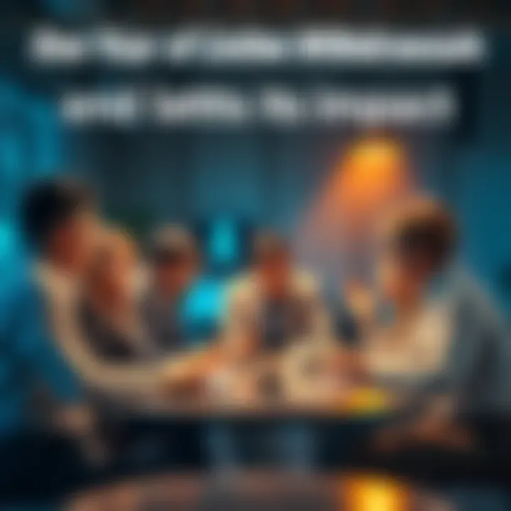 A group of people at a table discussing the impacts of limited withdrawals on the market