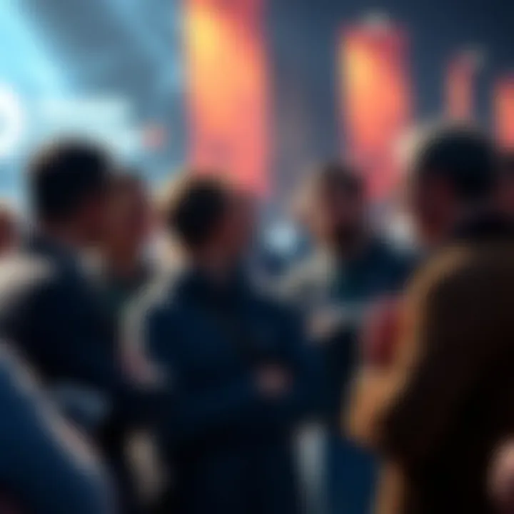 A group of individuals engaged in a serious discussion about Monero's technology and economic issues at a forum