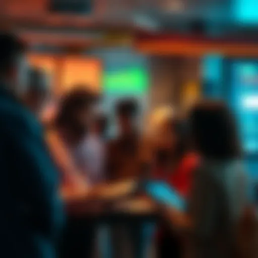 A diverse group of people sharing ideas about genuine projects with real utility