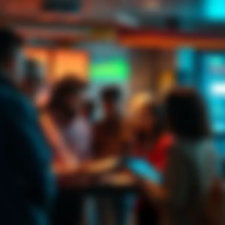 A diverse group of people sharing ideas about genuine projects with real utility