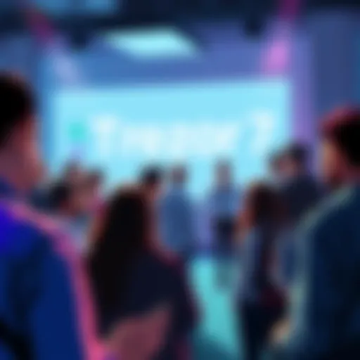 Group of people engaging in a discussion about Trezor 7 questions