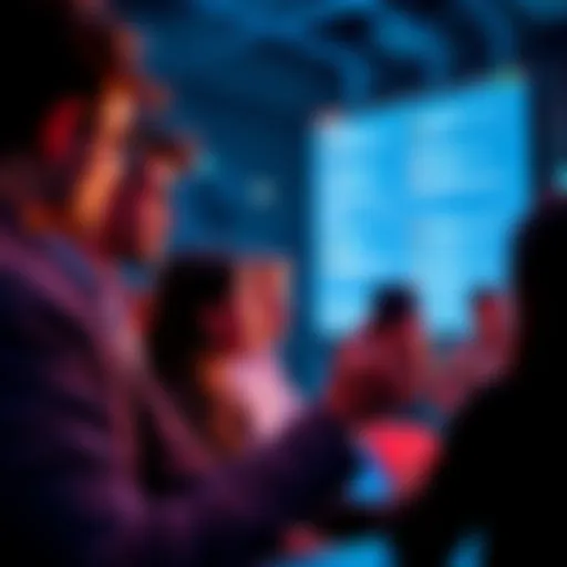 A group of people discussing and sharing comments on a digital platform