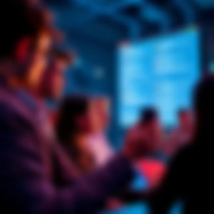 A group of people discussing and sharing comments on a digital platform