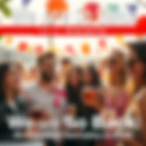 A group of friends celebrating together at a sunny outdoor event, smiling and laughing, signaling a return to normal life