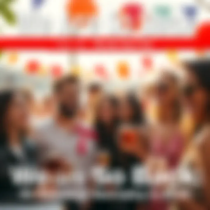 A group of friends celebrating together at a sunny outdoor event, smiling and laughing, signaling a return to normal life