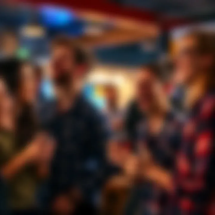 A group of friends laughing during a casual conversation, highlighting the role of humor in social interactions.