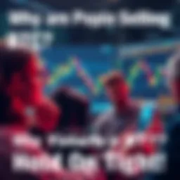 A group of people anxiously looking at Bitcoin price charts and discussing market trends