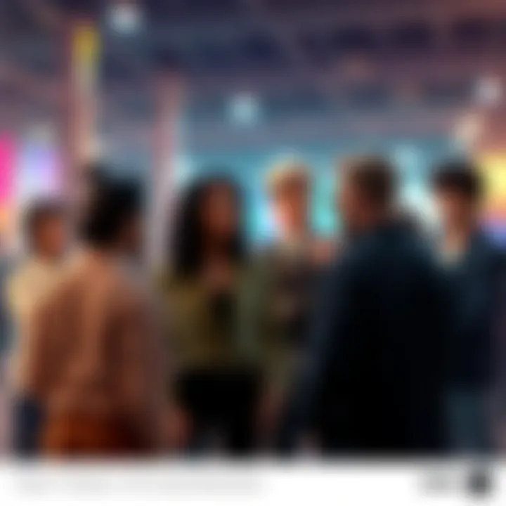 A group of people discussing and sharing thoughts on a person's unique dressing style, showcasing various fashion choices and reactions.