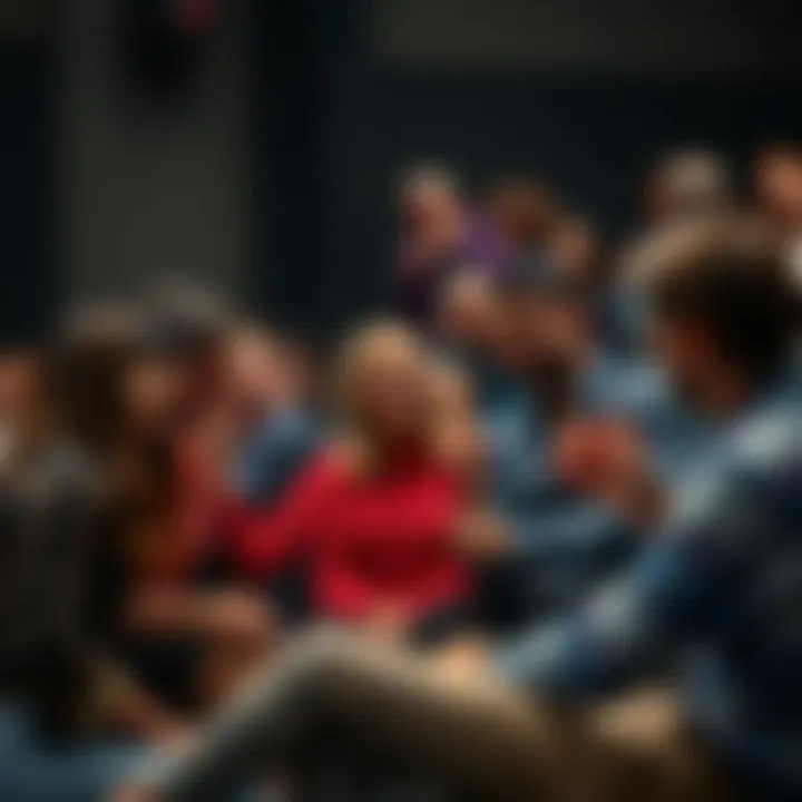 A group of people sitting together, openly expressing their emotions and discussing their thoughts