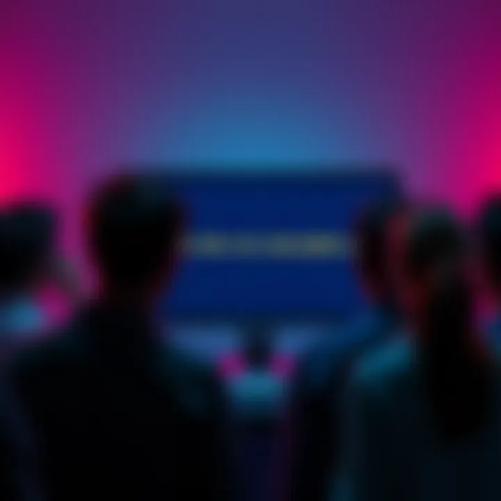 People Having Trouble Accessing Website A group of people looking frustrated in front of a computer screen showing 'site not reachable' message