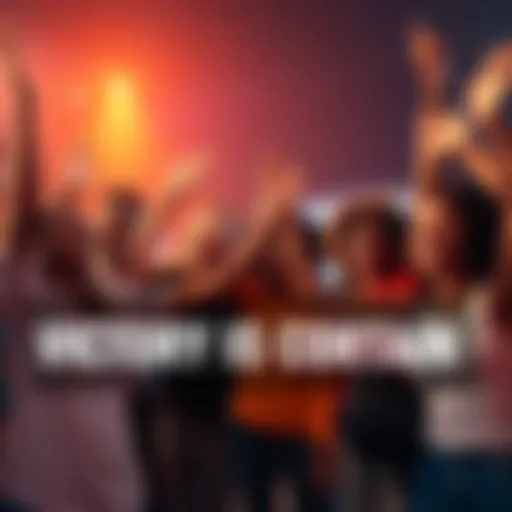 A diverse group of people joining hands and smiling, symbolizing unity and confidence in achieving goals together.