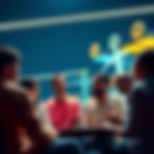 Group of people engaged in a lively discussion about The Millon Face phenomenon