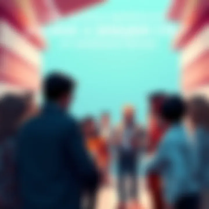 Group of people debating whether to invest in Solana as prices fall