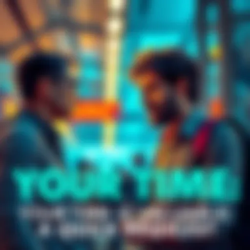 Two people engaging in a brief chat, showing the value of small interactions in communication.