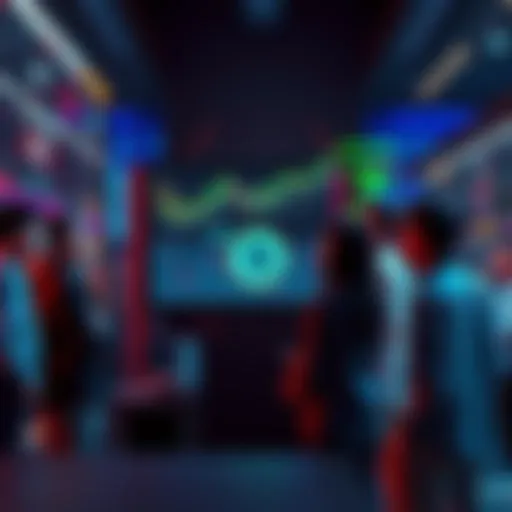 A group of people discussing altcoin investments with charts and a focus on DOVU