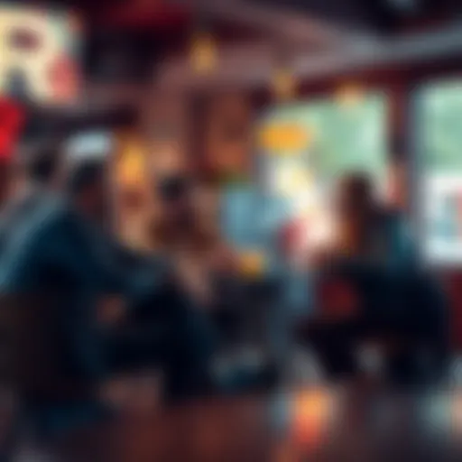 A group of friends discussing cryptocurrency ownership at a coffee shop