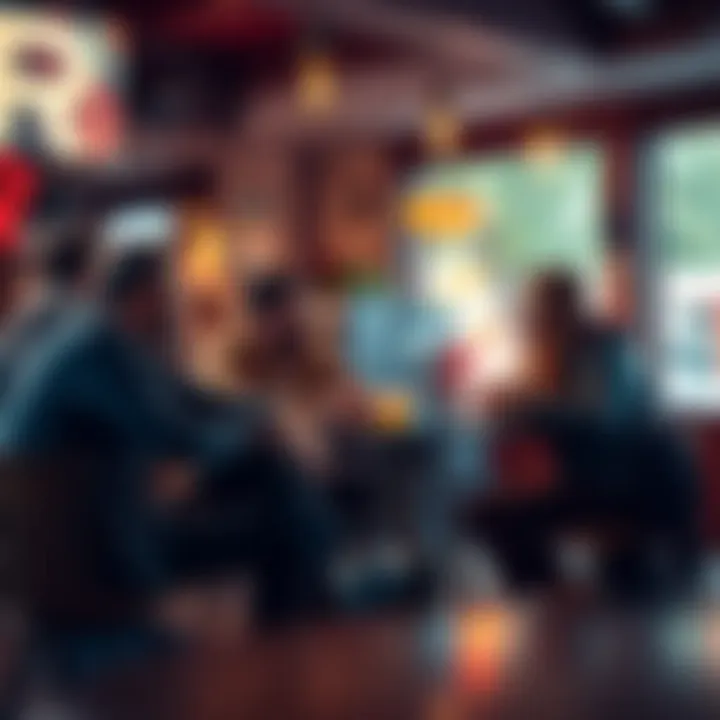A group of friends discussing cryptocurrency ownership at a coffee shop
