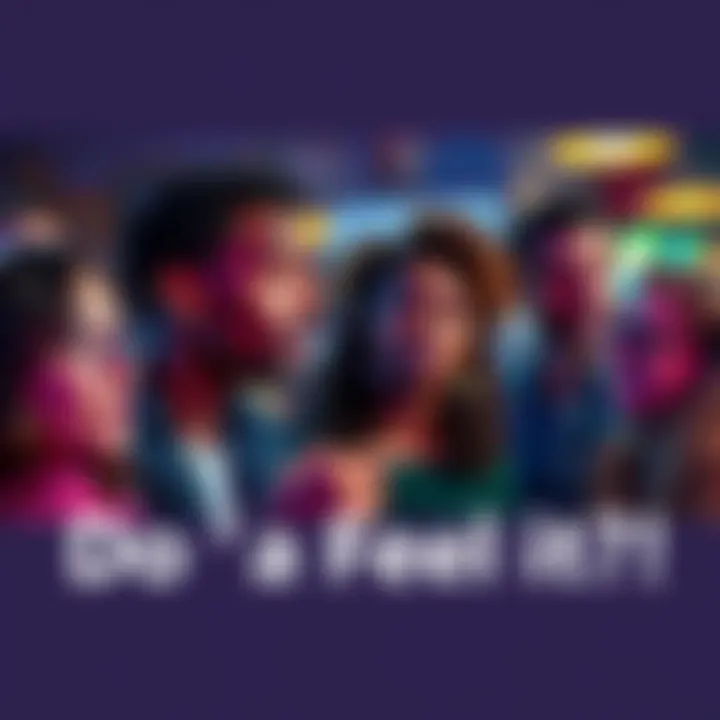 A group of diverse people discussing and sharing thoughts about recent social and cultural trends