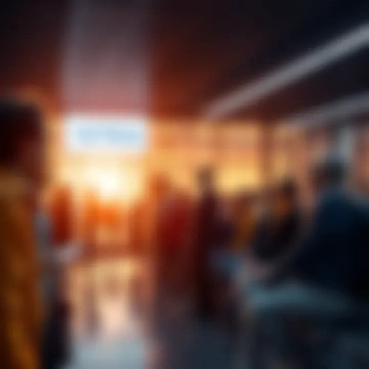 A group of people discussing their concerns about the delay in receiving 1099-DA documents