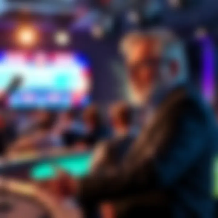 Permuto Volatility Cup Highlights Gene Hoffman discussing results of the Permuto Volatility Cup on stage