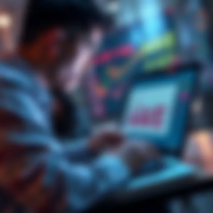 Individual checking withdrawal status for AAVE USDT/USDC on a laptop