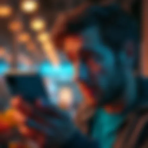 A person stares at a credit card and phone in confusion, showing a declined transaction message on the screen.