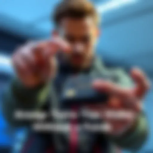 A person examining a Trezor hardware wallet, looking concerned about accessing their funds without a seed phrase.