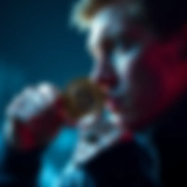 A person looking thoughtful while holding a Bitcoin coin, reflecting on investment decisions.