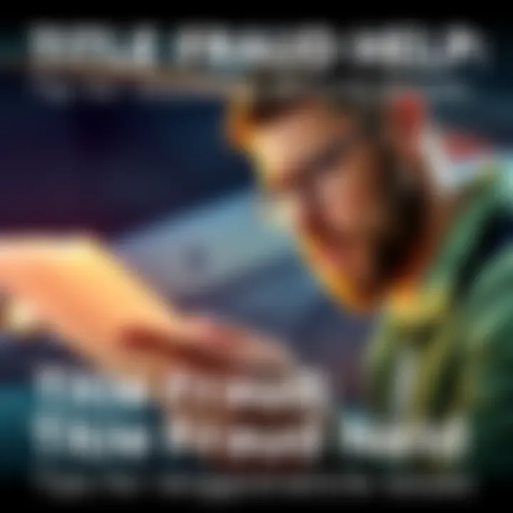 A person examining a vehicle title document with a worried expression, representing concerns about title fraud and registration issues.