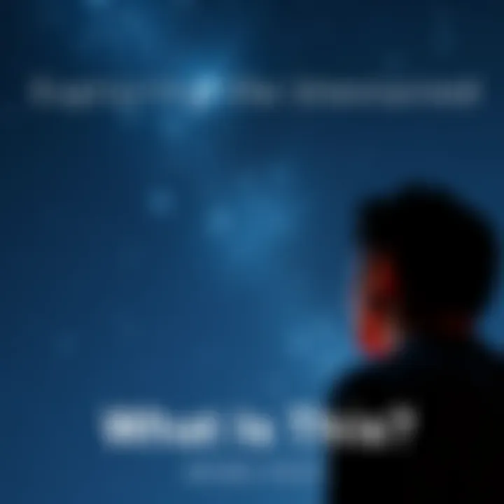 A person gazes up at a clear night sky filled with stars, symbolizing curiosity about the unknown.