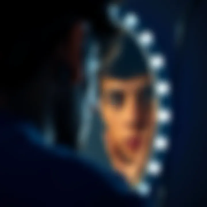 Person Reflecting on Identity A thoughtful person looking in a mirror, contemplating their identity and experiences