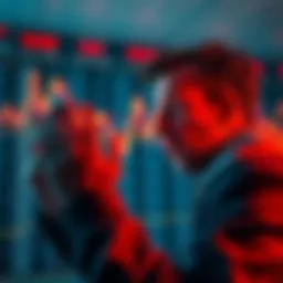 Individual shocked while reviewing a chart of falling cryptocurrency values with a focus on Titcoin