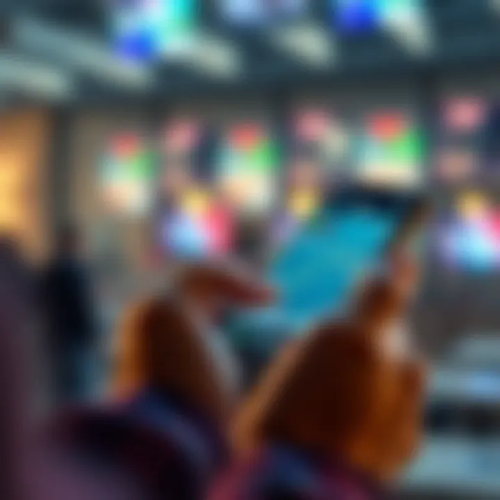 A person using a smartphone to sell XRP cryptocurrency, showing a graph indicating rising prices