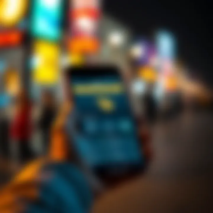 A person holding a smartphone displaying the Strike app interface for purchasing Bitcoin