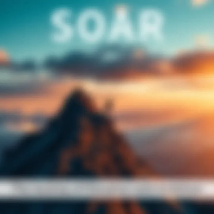 A person climbing a steep mountain, symbolizing ambition and personal growth.