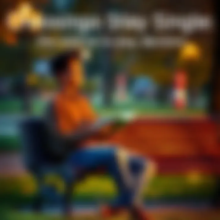 A person enjoying solitude A person sitting on a park bench, smiling while reading a book, symbolizing the choice to stay single.