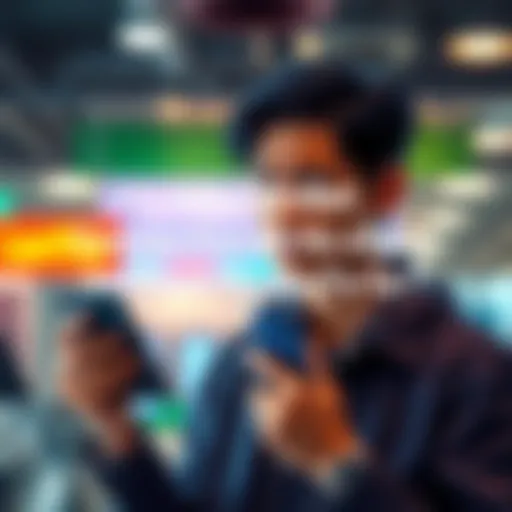A person contemplating whether to connect their digital wallet to a DeFi platform, showing uncertainty and caution.