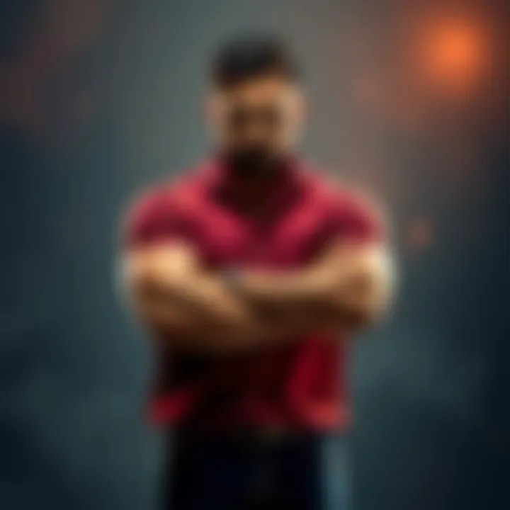 A determined individual stands firm, arms crossed, symbolizing refusal to sell properties amidst pressure.