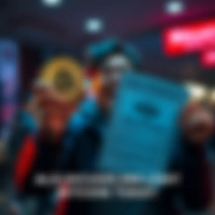 Individual excitedly holding a Bitcoin symbol with a loan approval document, representing a bold investment decision