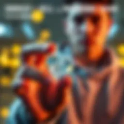 Person holding a diamond looking thoughtfully A person holding a large diamond in one hand while contemplating the decision to sell it for community benefit